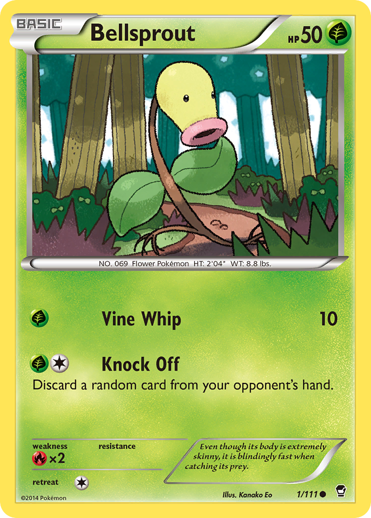 Bellsprout (1/111) [XY: Furious Fists] | RetroPlay Games