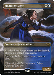 Meddling Mage (Borderless) [Double Masters] | RetroPlay Games