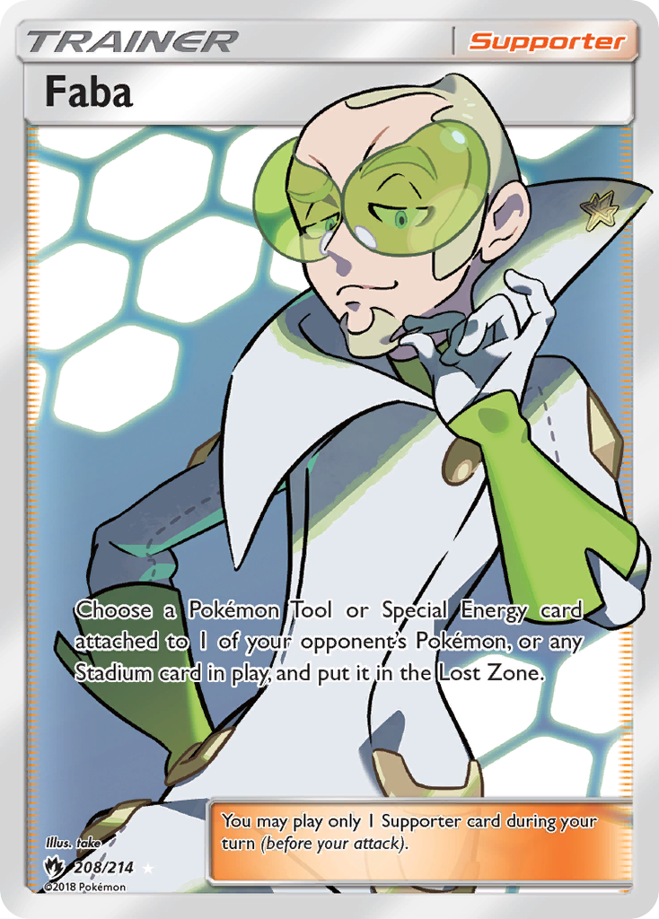 Faba (208/214) [Sun & Moon: Lost Thunder] | RetroPlay Games