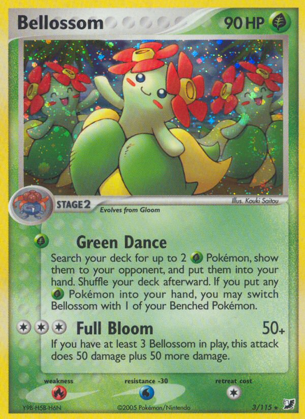 Bellossom (3/115) [EX: Unseen Forces] | RetroPlay Games