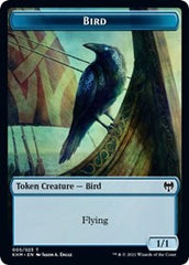 Bird (005) // Soldier Double-sided Token [Kaldheim Commander Tokens] | RetroPlay Games