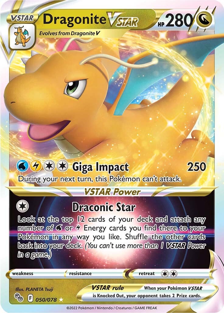 Dragonite VSTAR (050/078) [Pokémon GO] | RetroPlay Games