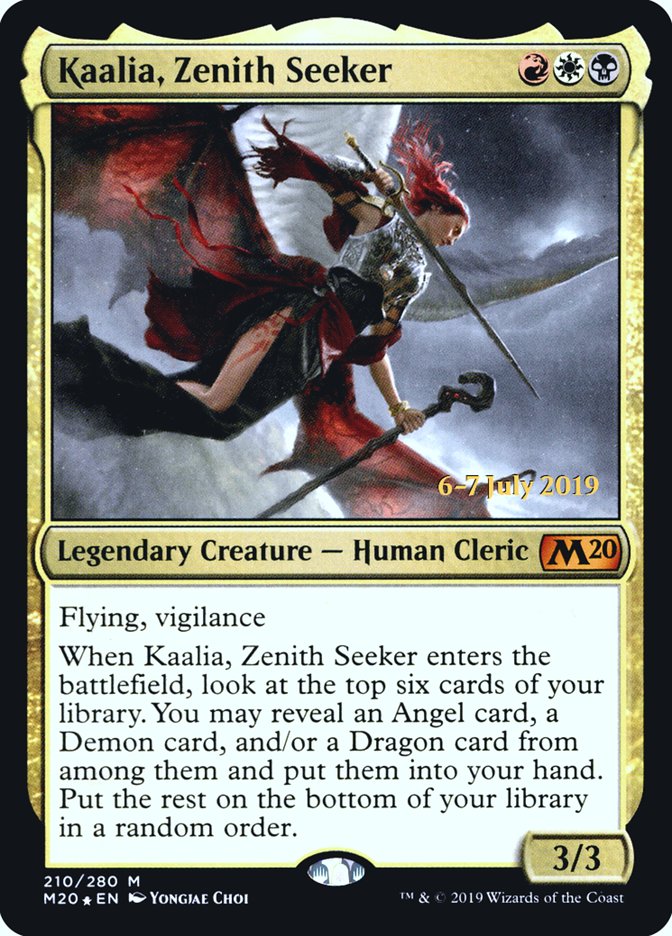 Kaalia, Zenith Seeker  [Core Set 2020 Prerelease Promos] | RetroPlay Games