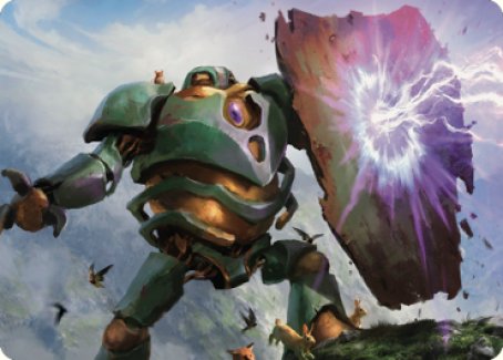 Walking Bulwark Art Card [Dominaria United Art Series] | RetroPlay Games