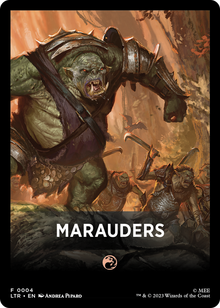 Marauders Theme Card [The Lord of the Rings: Tales of Middle-Earth Tokens] | RetroPlay Games