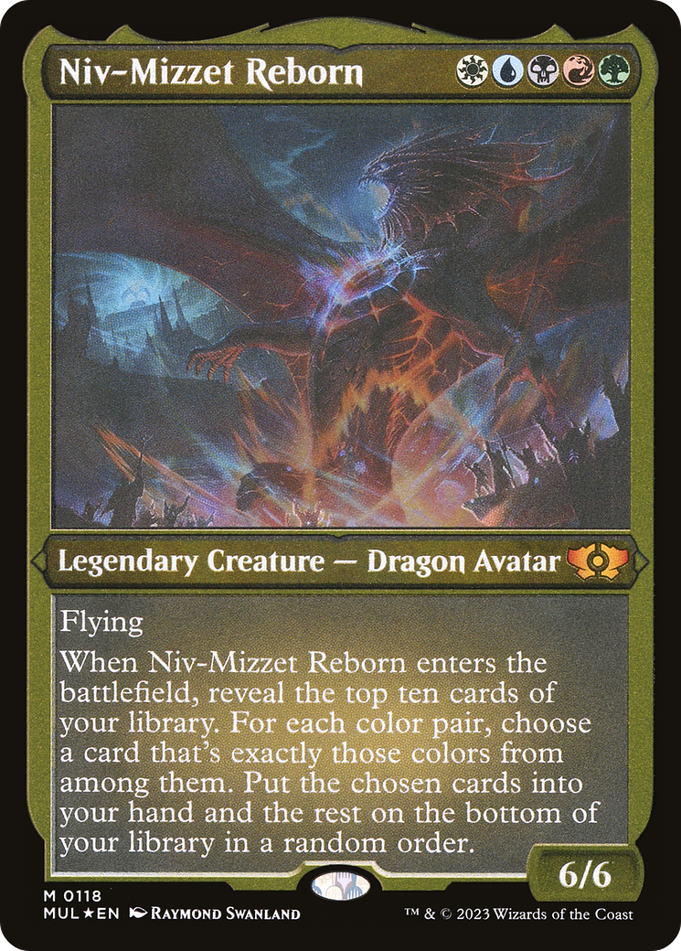 Niv-Mizzet Reborn (Foil Etched) [Multiverse Legends] | RetroPlay Games