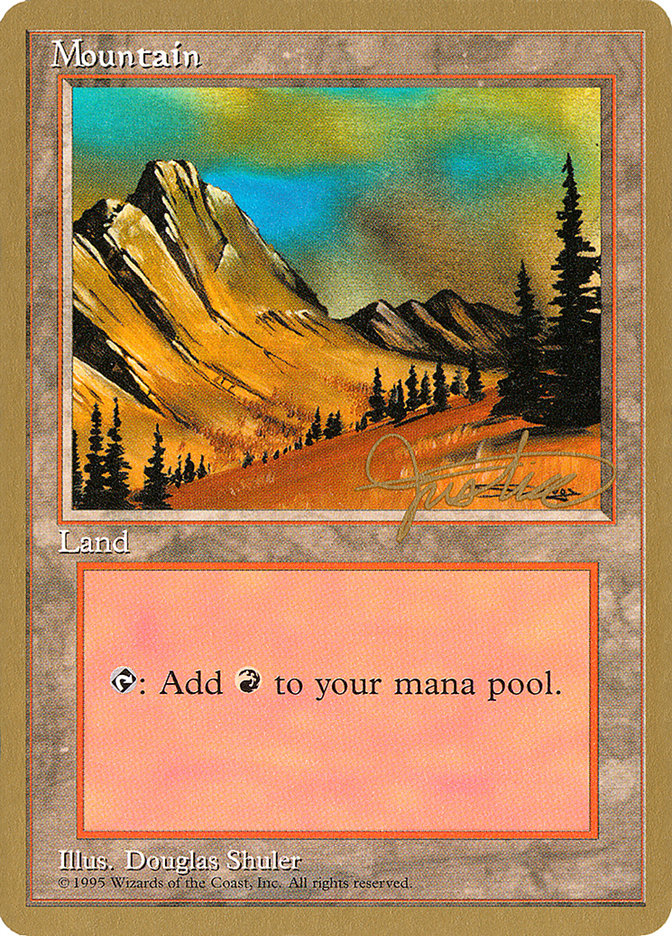 Mountain (mj375) (Mark Justice) [Pro Tour Collector Set] | RetroPlay Games