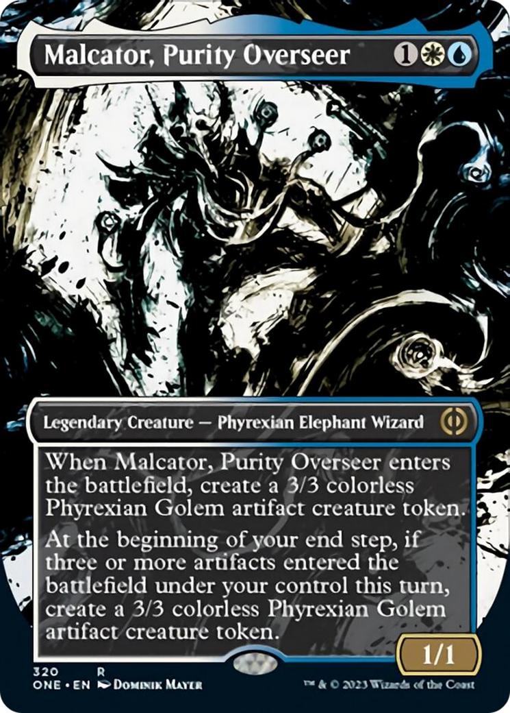 Malcator, Purity Overseer (Borderless Ichor) [Phyrexia: All Will Be One] | RetroPlay Games