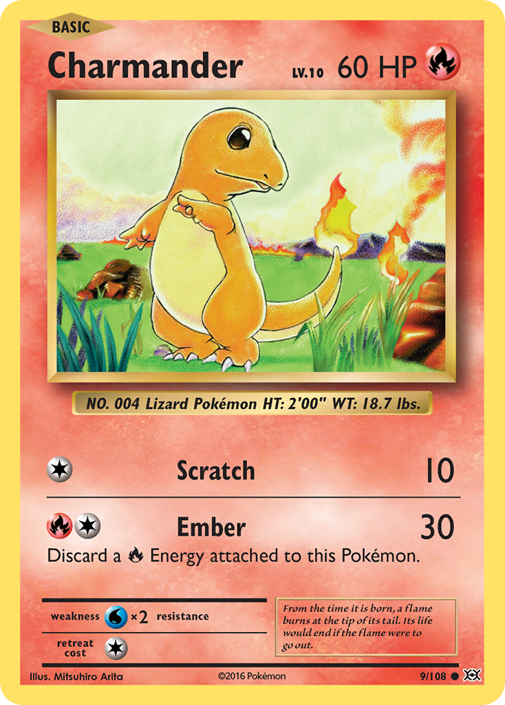 Charmander (9/108) [XY: Evolutions] | RetroPlay Games