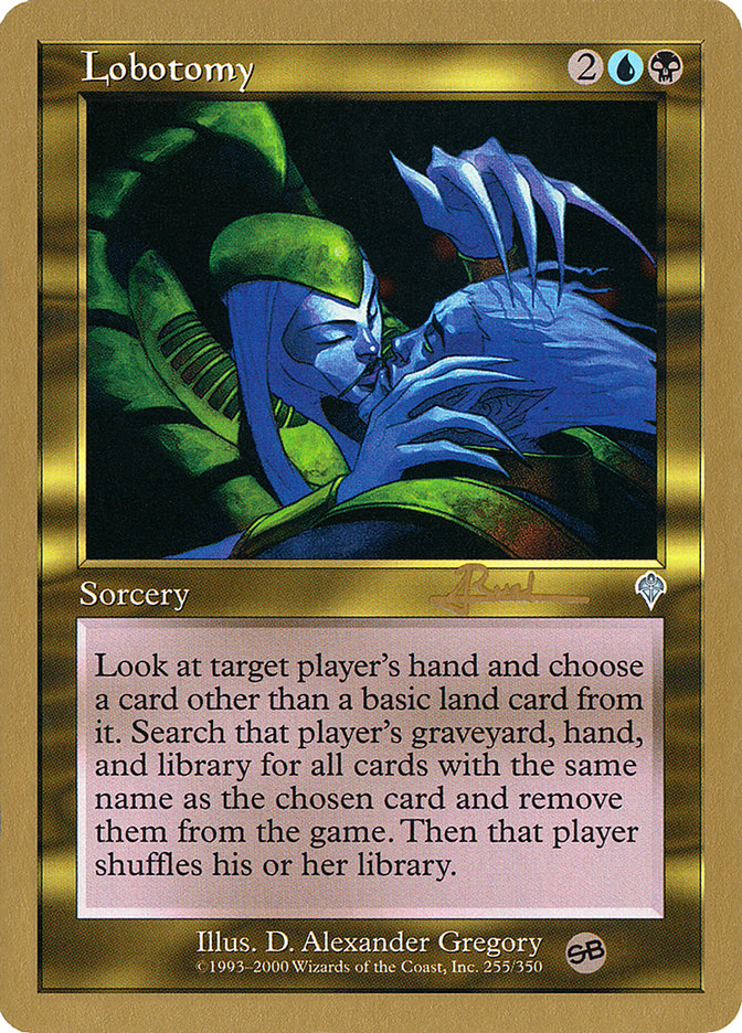 Lobotomy (Antoine Ruel) (SB) [World Championship Decks 2001] | RetroPlay Games