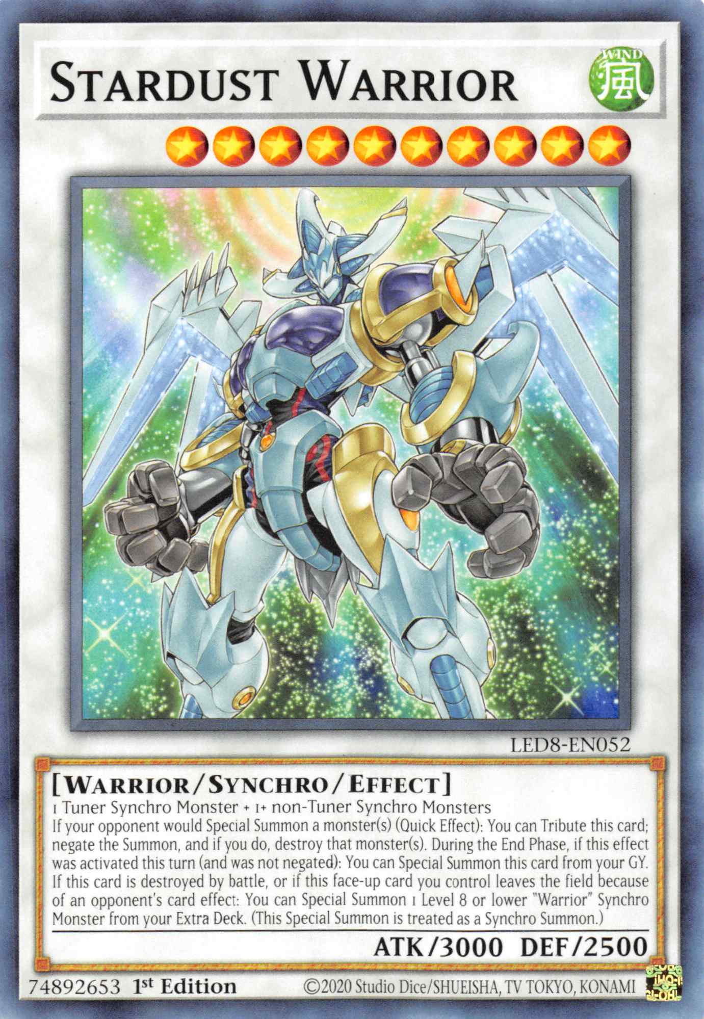 Stardust Warrior [LED8-EN052] Common | RetroPlay Games