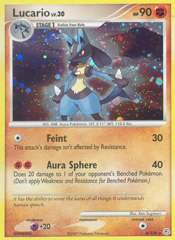 Lucario (6/130) [Diamond & Pearl: Base Set] | RetroPlay Games