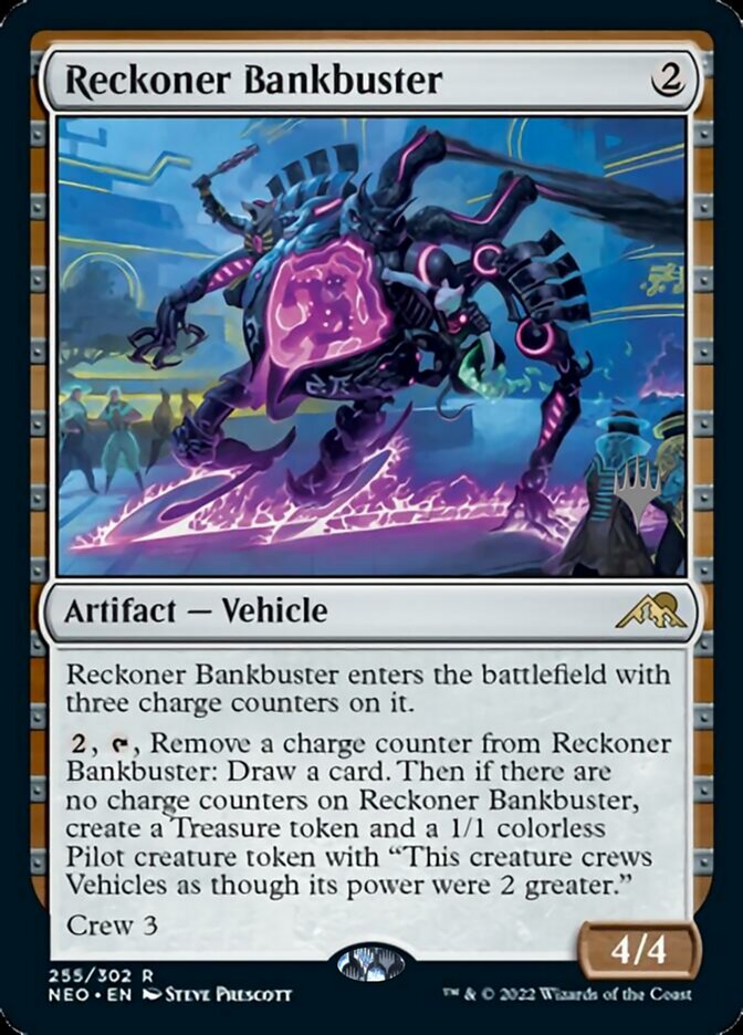 Reckoner Bankbuster (Promo Pack) [Kamigawa: Neon Dynasty Promos] | RetroPlay Games