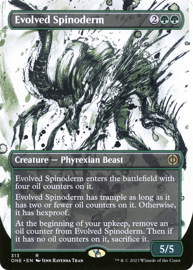 Evolved Spinoderm (Borderless Ichor) [Phyrexia: All Will Be One] | RetroPlay Games