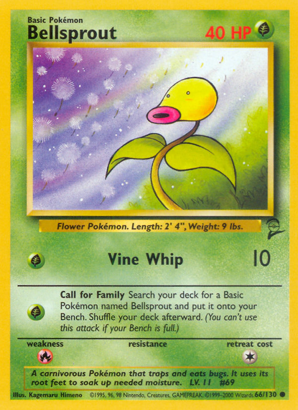 Bellsprout (66/130) [Base Set 2] | RetroPlay Games