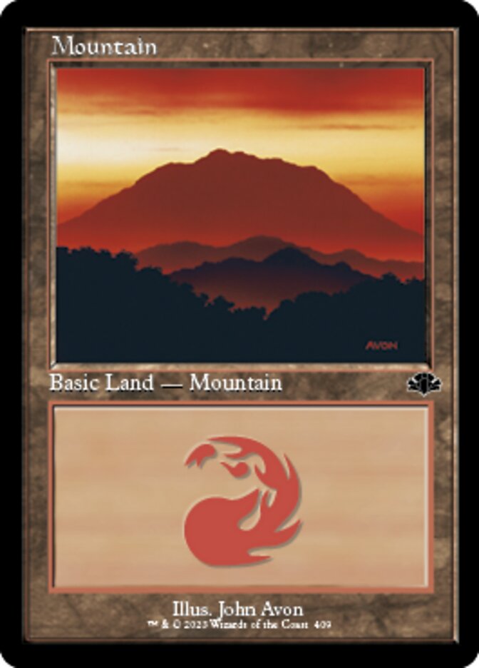 Mountain (409) (Retro) [Dominaria Remastered] | RetroPlay Games