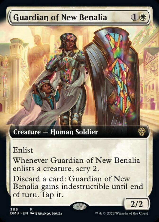 Guardian of New Benalia (Extended Art) [Dominaria United] | RetroPlay Games