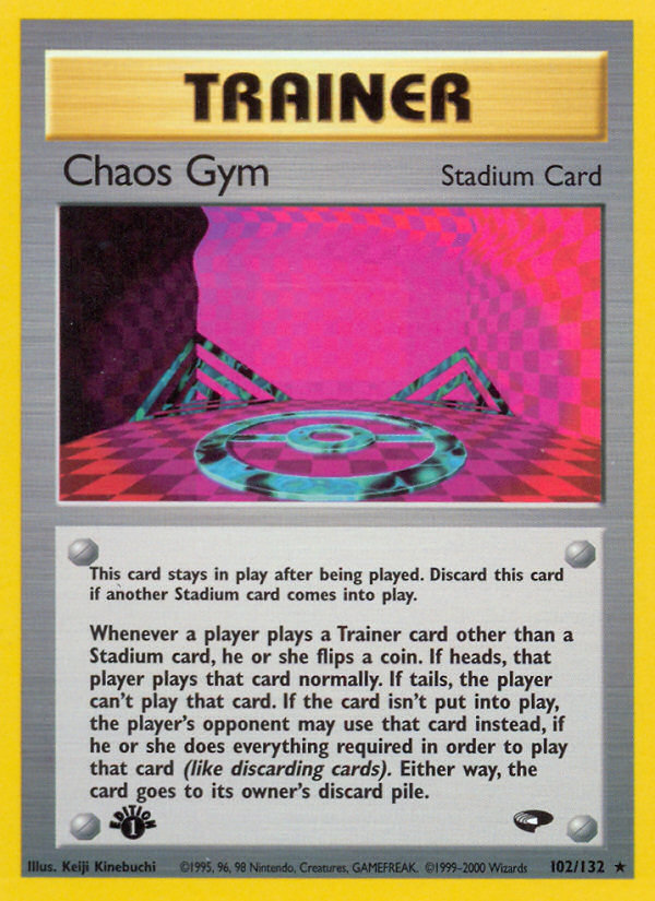 Chaos Gym (102/132) [Gym Challenge 1st Edition] | RetroPlay Games