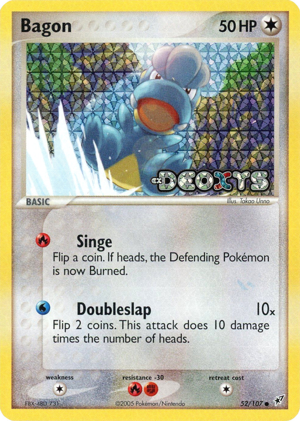 Bagon (52/107) (Stamped) [EX: Deoxys] | RetroPlay Games