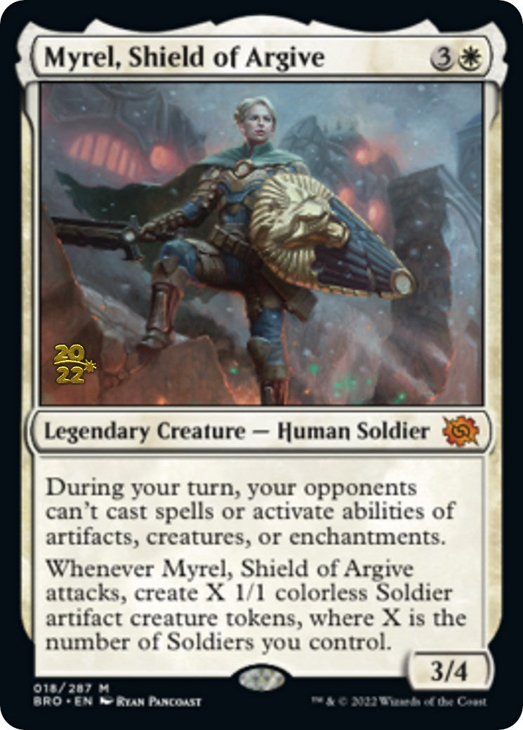 Myrel, Shield of Argive [The Brothers' War: Prerelease Promos] | RetroPlay Games