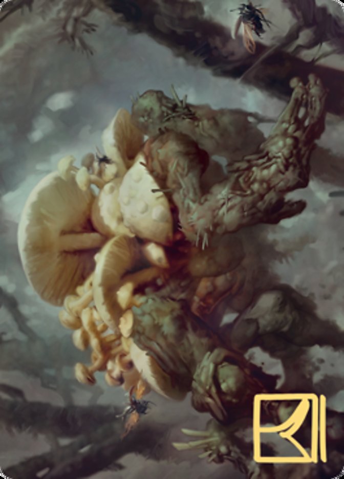 Swarm Shambler Art Card (Gold-Stamped Signature) [Zendikar Rising Art Series] | RetroPlay Games