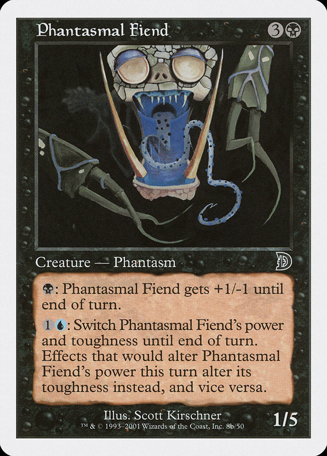 Phantasmal Fiend (Black Background) [Deckmasters] | RetroPlay Games