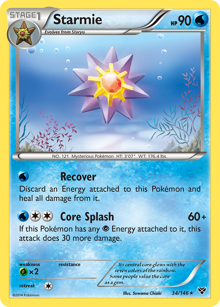 Starmie (34/146) [XY: Base Set] | RetroPlay Games