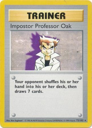 Impostor Professor Oak (73/102) [Base Set Shadowless Unlimited] | RetroPlay Games