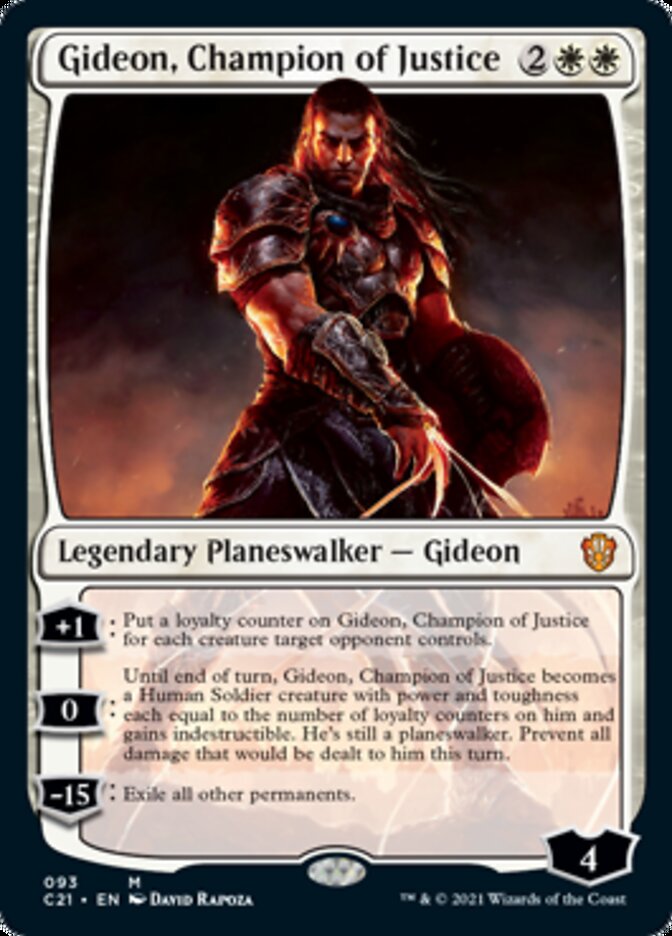 Gideon, Champion of Justice [Commander 2021] | RetroPlay Games