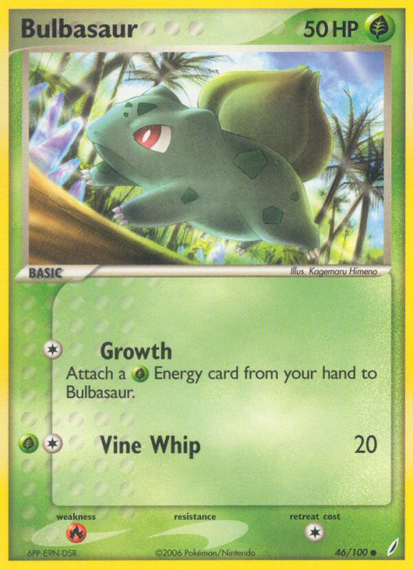 Bulbasaur (46/100) [EX: Crystal Guardians] | RetroPlay Games