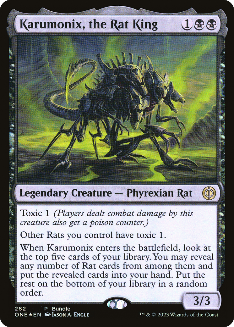 Karumonix, the Rat King (Bundle) [Phyrexia: All Will Be One] | RetroPlay Games