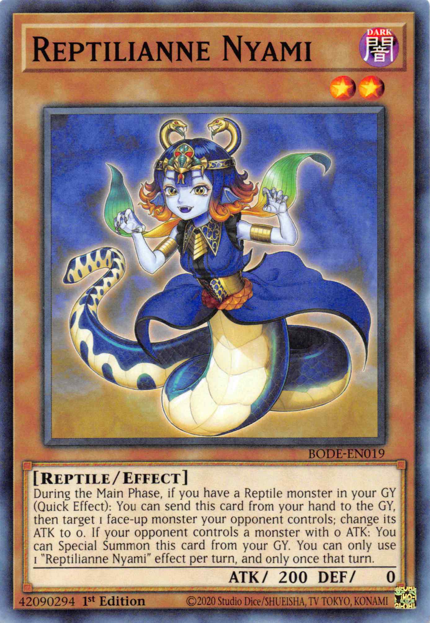 Reptilianne Nyami [BODE-EN019] Common | RetroPlay Games