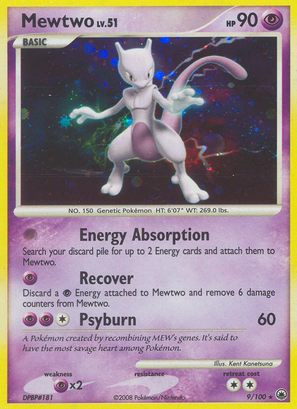 Mewtwo (9/100) [Diamond & Pearl: Majestic Dawn] | RetroPlay Games