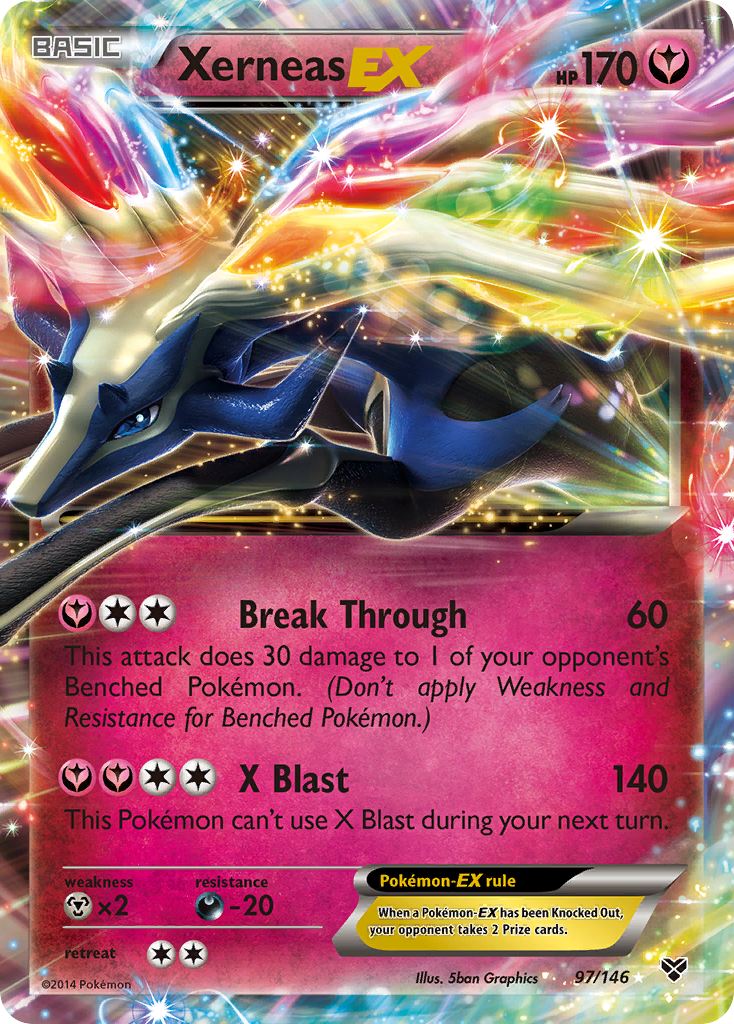 Xerneas EX (97/146) [XY: Base Set] | RetroPlay Games