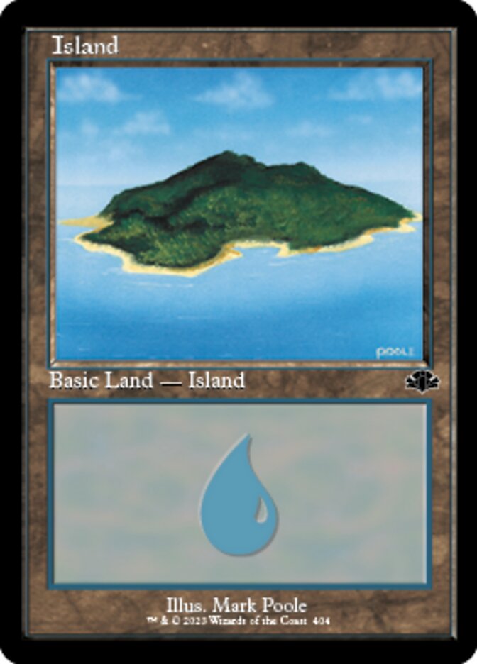 Island (404) (Retro) [Dominaria Remastered] | RetroPlay Games