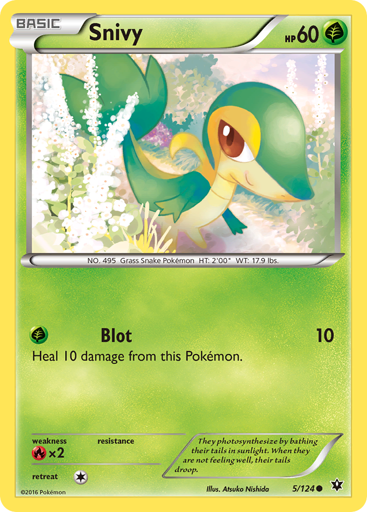 Snivy (5/124) [XY: Fates Collide] | RetroPlay Games