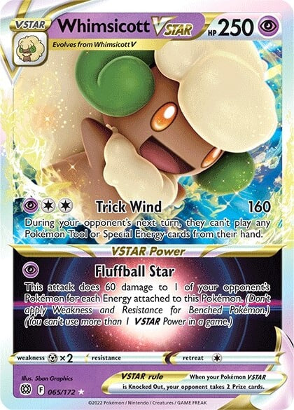 Whimsicott VSTAR (065/172) [Sword & Shield: Brilliant Stars] | RetroPlay Games