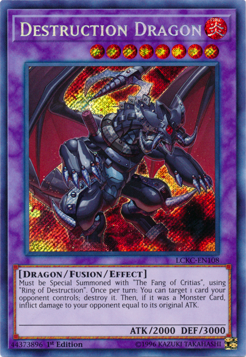 Destruction Dragon [LCKC-EN108] Secret Rare | RetroPlay Games