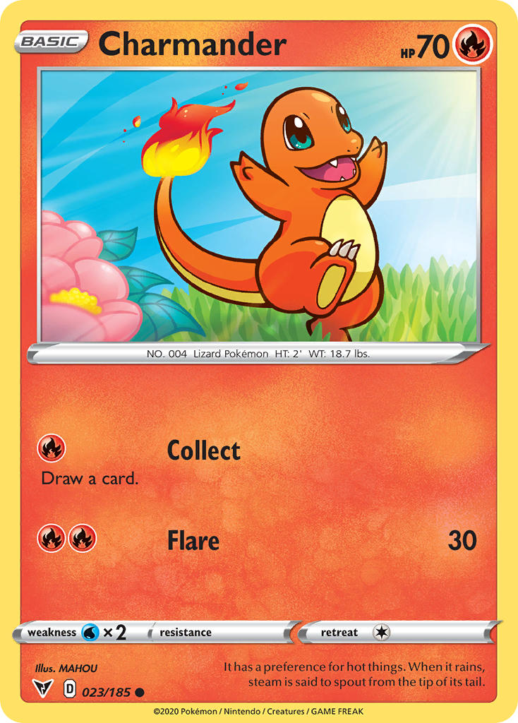 Charmander (023/185) [Sword & Shield: Vivid Voltage] | RetroPlay Games