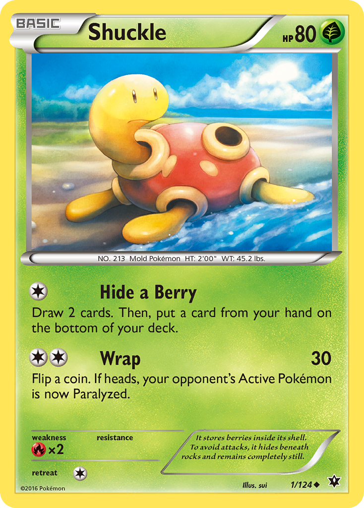 Shuckle (1/124) [XY: Fates Collide] | RetroPlay Games