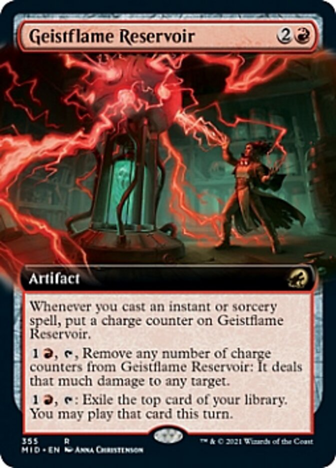 Geistflame Reservoir (Extended) [Innistrad: Midnight Hunt] | RetroPlay Games