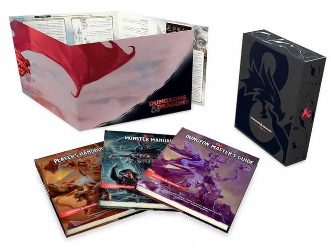 Dungeons & Dragons 5th Edition Core Rulebook Gift Set | RetroPlay Games