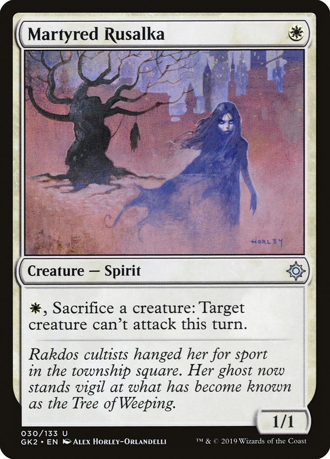 Martyred Rusalka [Ravnica Allegiance Guild Kit] | RetroPlay Games