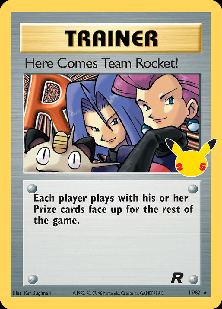 Here Comes Team Rocket! (15/82) [Celebrations: 25th Anniversary - Classic Collection] | RetroPlay Games