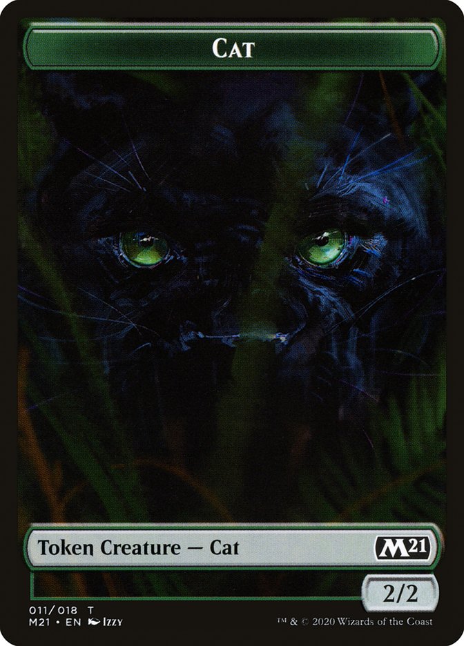 Cat (011/018) [Core Set 2021 Tokens] | RetroPlay Games