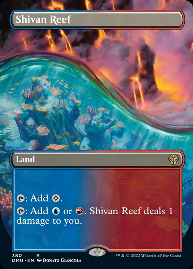 Shivan Reef (Borderless Alternate Art) [Dominaria United] | RetroPlay Games