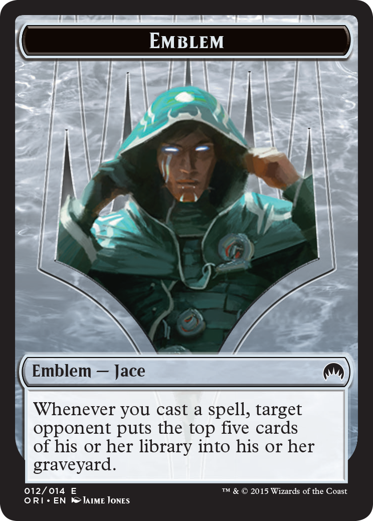 Pest // Jace, Telepath Unbound Emblem Double-Sided Token [Secret Lair: From Cute to Brute Tokens] | RetroPlay Games