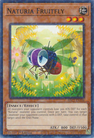 Naturia Fruitfly (Duel Terminal) [HAC1-EN106] Common | RetroPlay Games