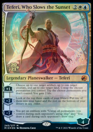 Teferi, Who Slows the Sunset [Innistrad: Midnight Hunt Prerelease Promos] | RetroPlay Games