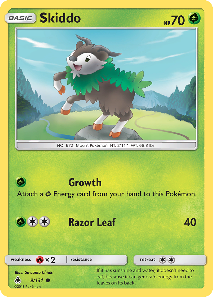 Skiddo (9/131) [Sun & Moon: Forbidden Light] | RetroPlay Games